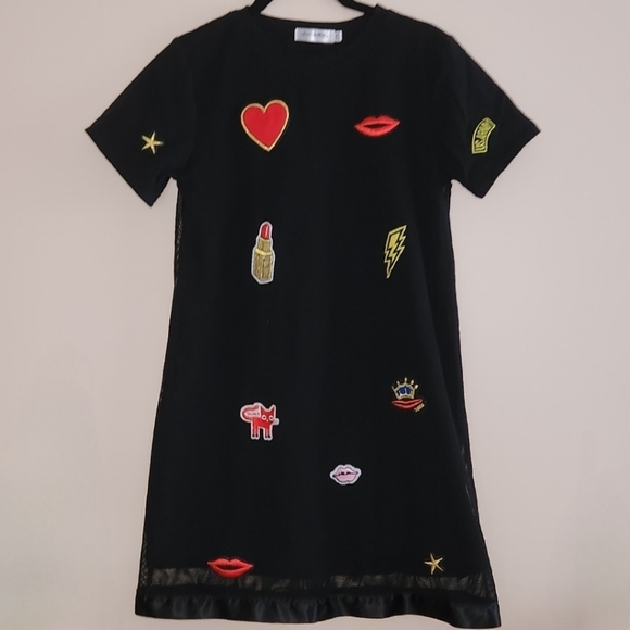 AuroraBaby Girls T-Shirt Shift Dress - Picture 2 of 3